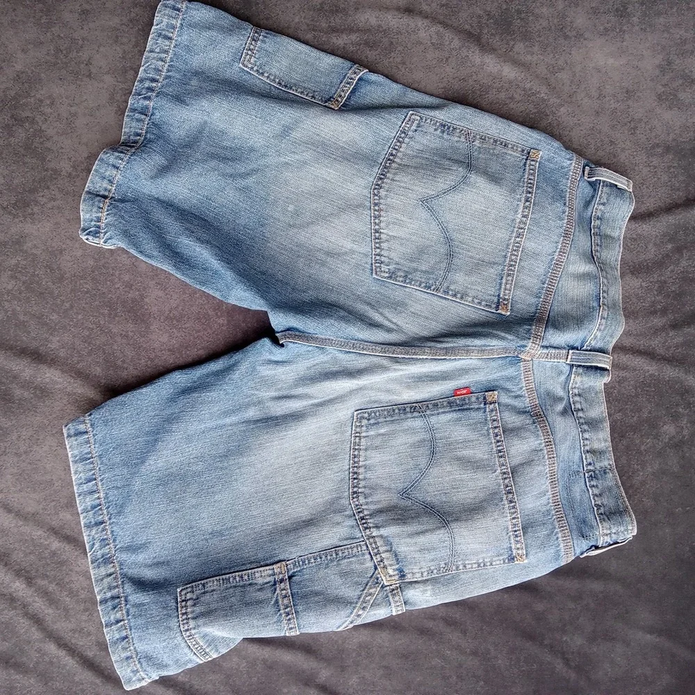 Levi's Y2K Vintage 2000s Carpenter Denim Workwear Utility‎ Shorts Mens W38